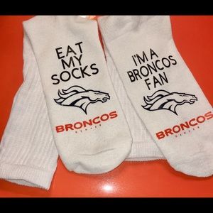 Denver Broncos Football Fan Socks